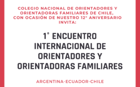 Invitación Encuentro Internacional Orientadores Familiares